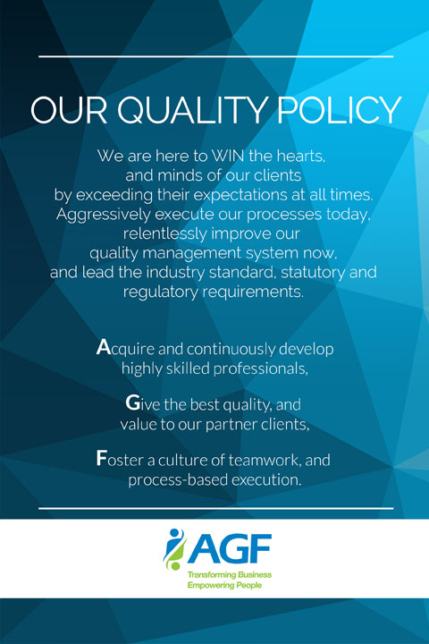 our quality policy